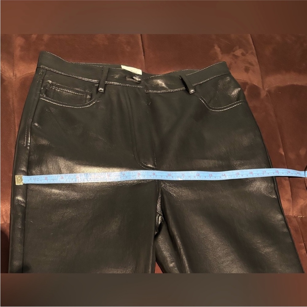 Wilfred Black Leather Cropped Flare Pants - Picture 13 of 14